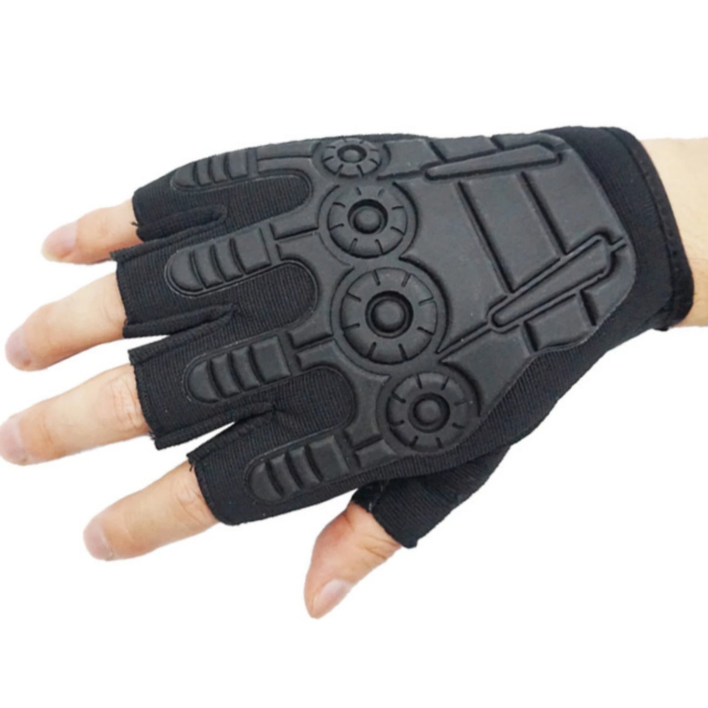 1Pair Summer Fingerless Tactical Gloves