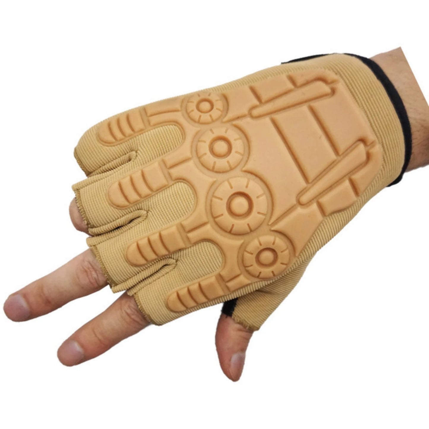 1Pair Summer Fingerless Tactical Gloves