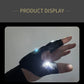 Rechargeable LED Flashlight Hand Gloves