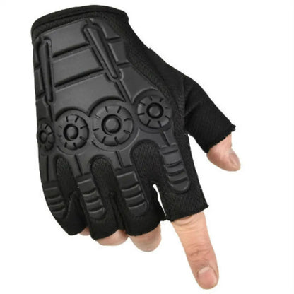 1Pair Summer Fingerless Tactical Gloves