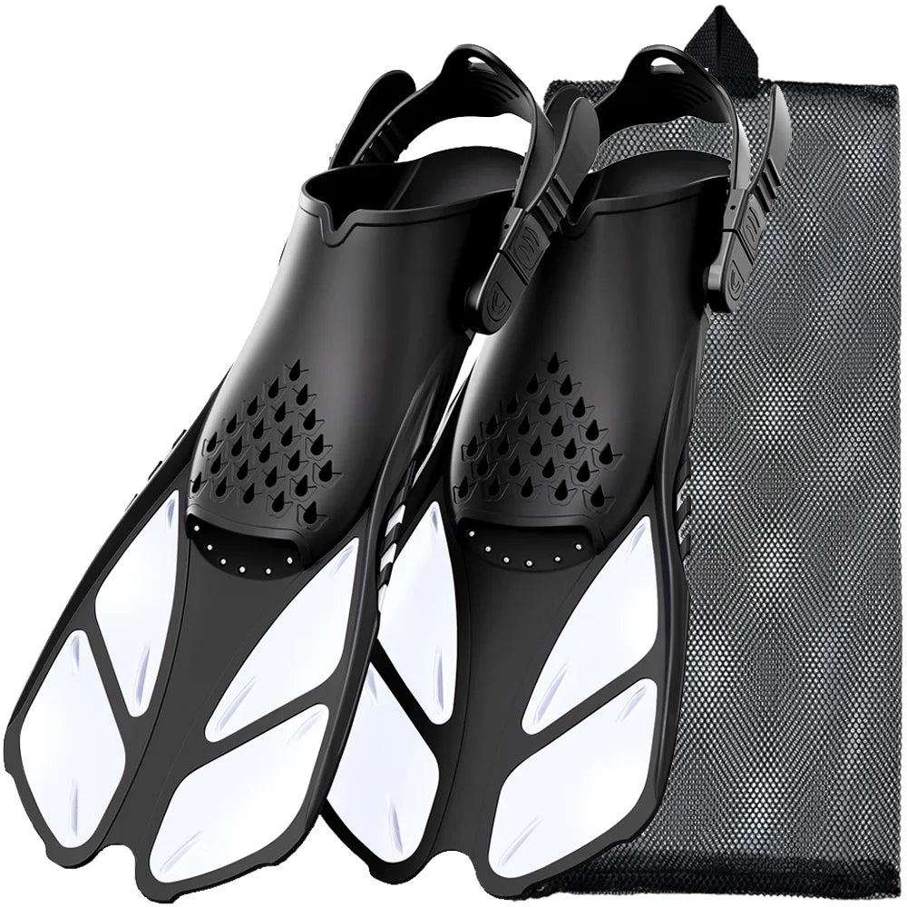 Adjustable Buckles Swimming Flippers Snorkel Fins