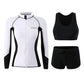 Unisex Black and White Diving and Swimsuit