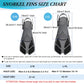 Adjustable Buckles Swimming Flippers Snorkel Fins