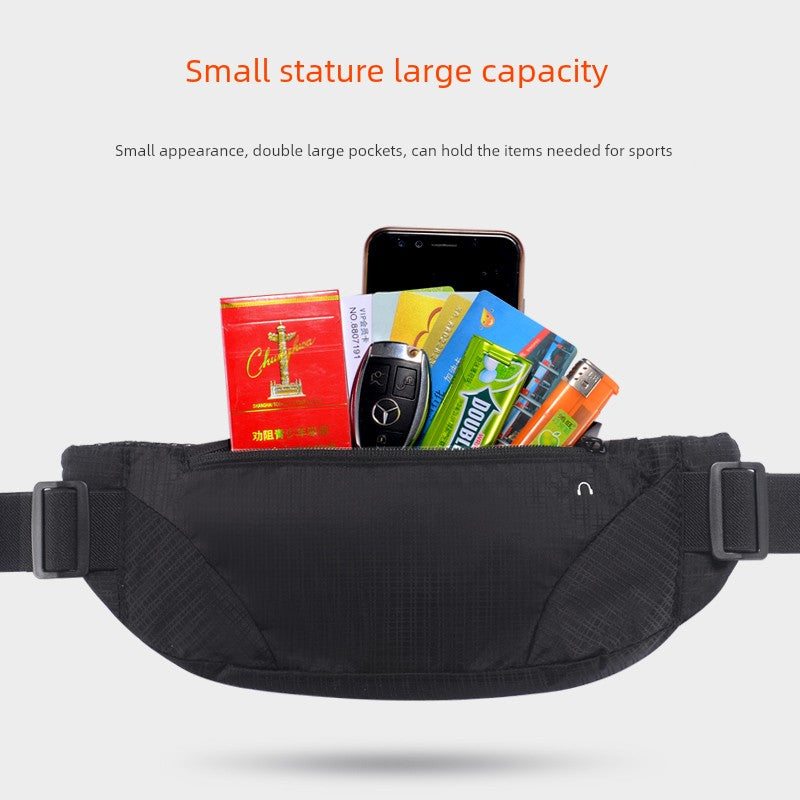 Men's and Women's Marathon Fitness Ultra-Light Invisible Running Waist Bagccccc