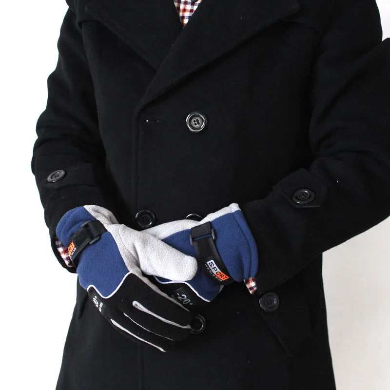 Men Winter Fleece Thermal Glove