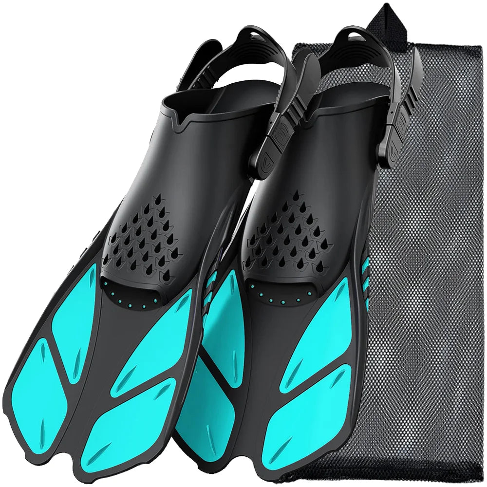 Adjustable Buckles Swimming Flippers Snorkel Fins