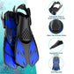 Adjustable Buckles Swimming Flippers Snorkel Fins