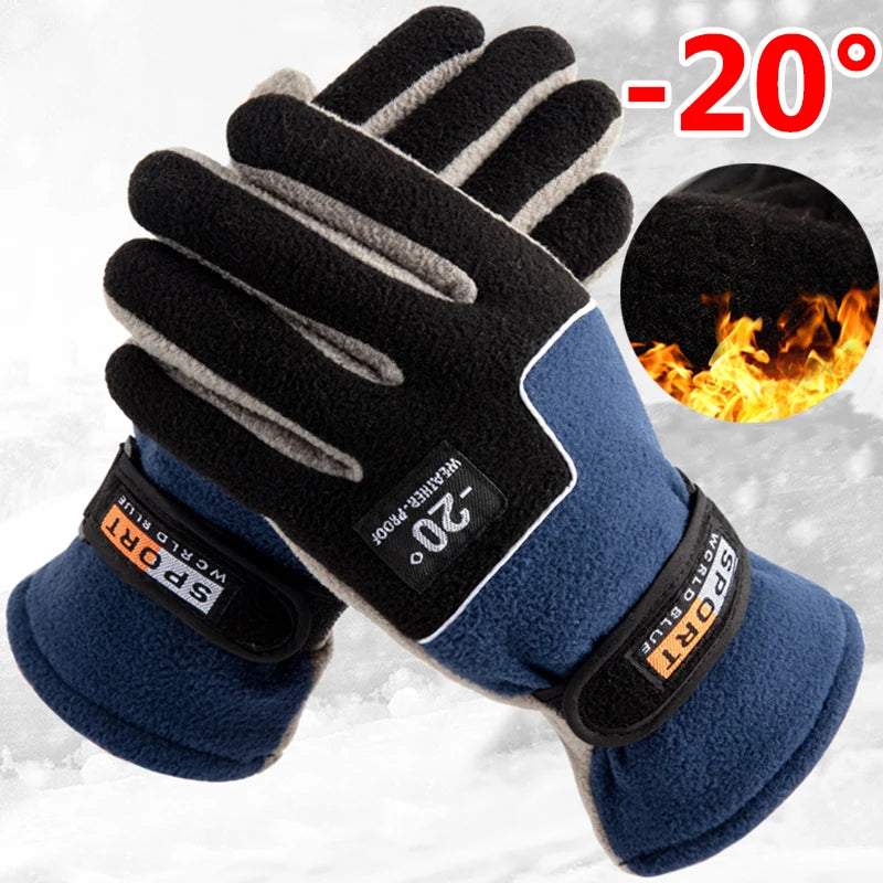 Men Winter Fleece Thermal Glove